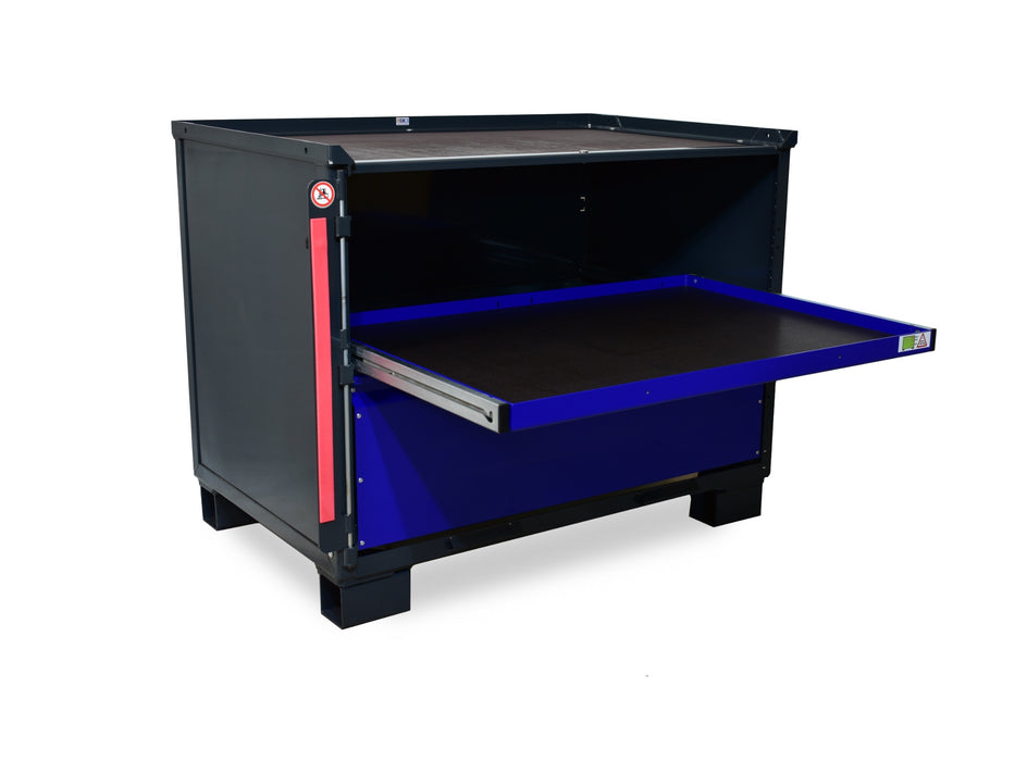 sth-systeme Gitterbox LCB I Teilauszug | 1 große Lade & 1 Rahmen