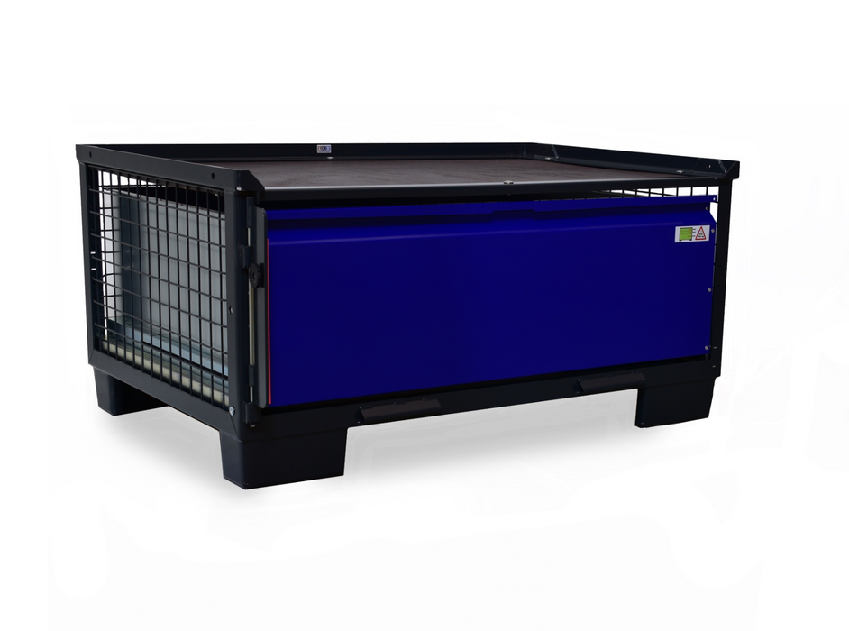 sth-systeme Gitterbox LCB I halbhoch Teilauszug | 1 große Lade