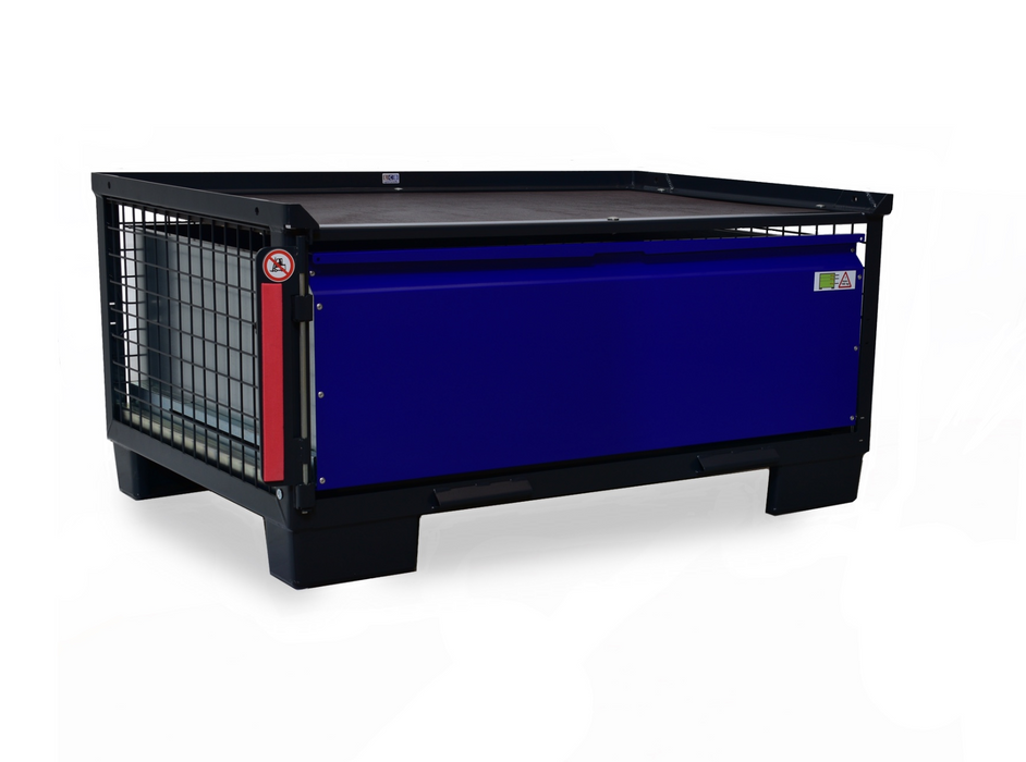 sth-systeme Gitterbox LCB I halbhoch Teilauszug | 1 große Lade