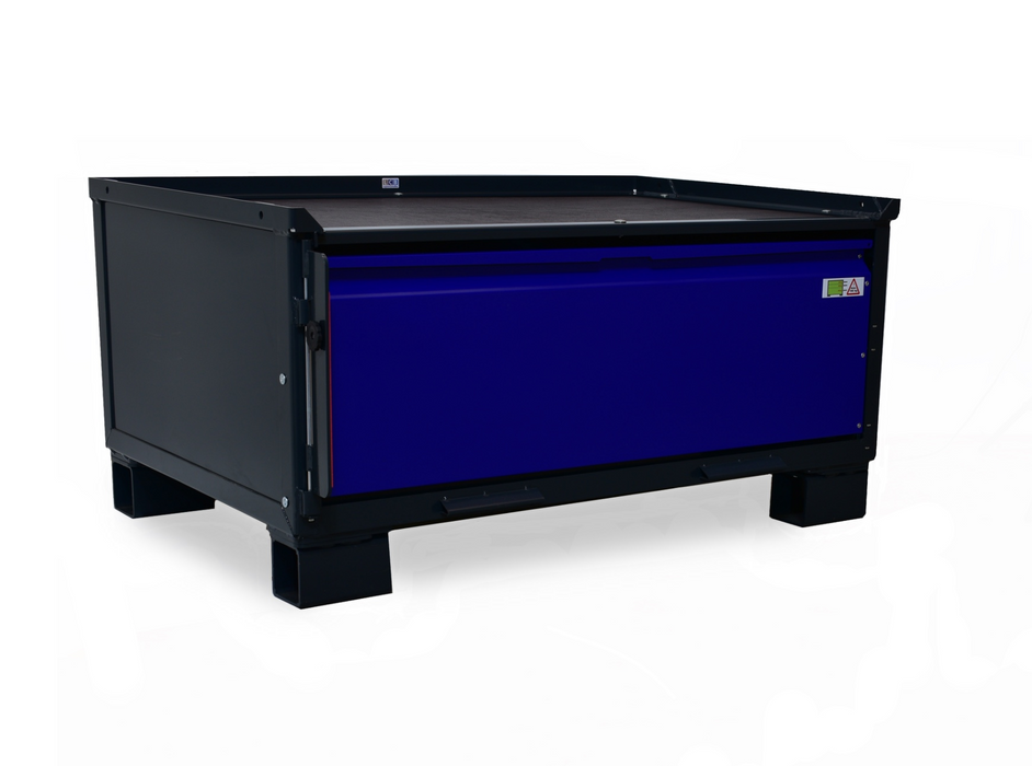 sth-systeme Gitterbox LCB I halbhoch Teilauszug | 1 große Lade