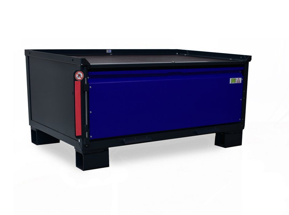 sth-systeme Gitterbox LCB I halbhoch Teilauszug | 1 große Lade