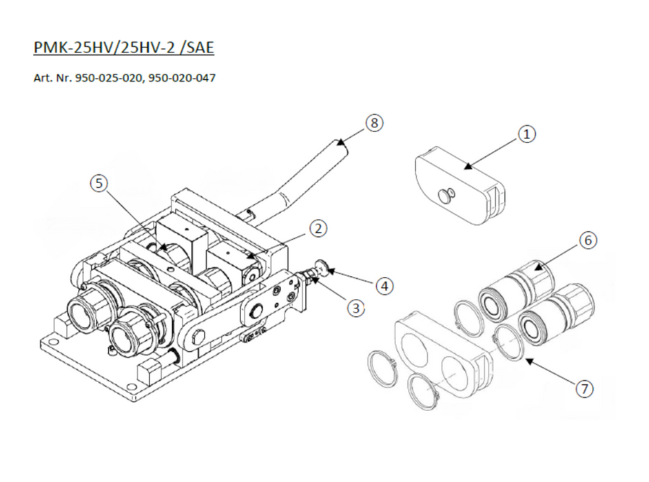 Taklock Ersatzteil Kupplungsdummy DN25/25-2
