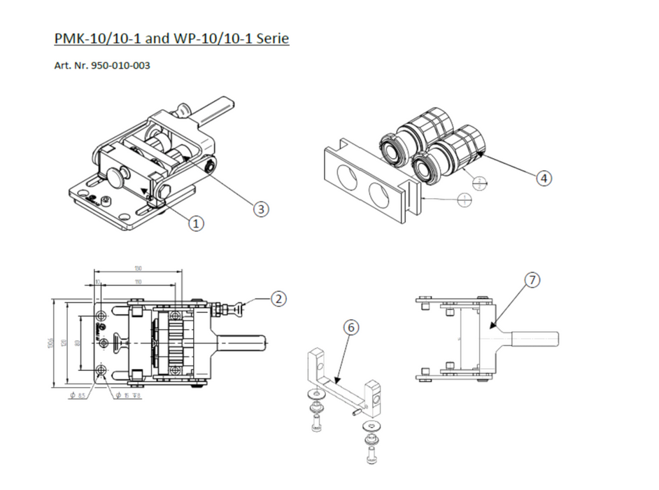 Taklock Ersatzteil Kupplungsstecker DN10 für PMK-10 / PMK-13