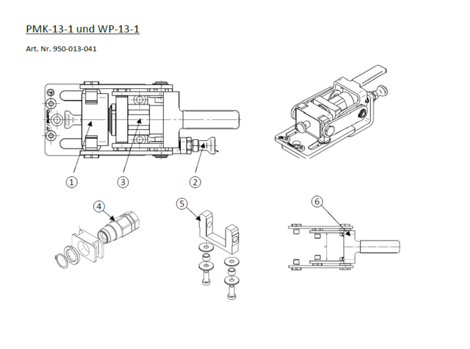 Taklock Ersatzteil Kupplungsstecker DN13 für PMK-13