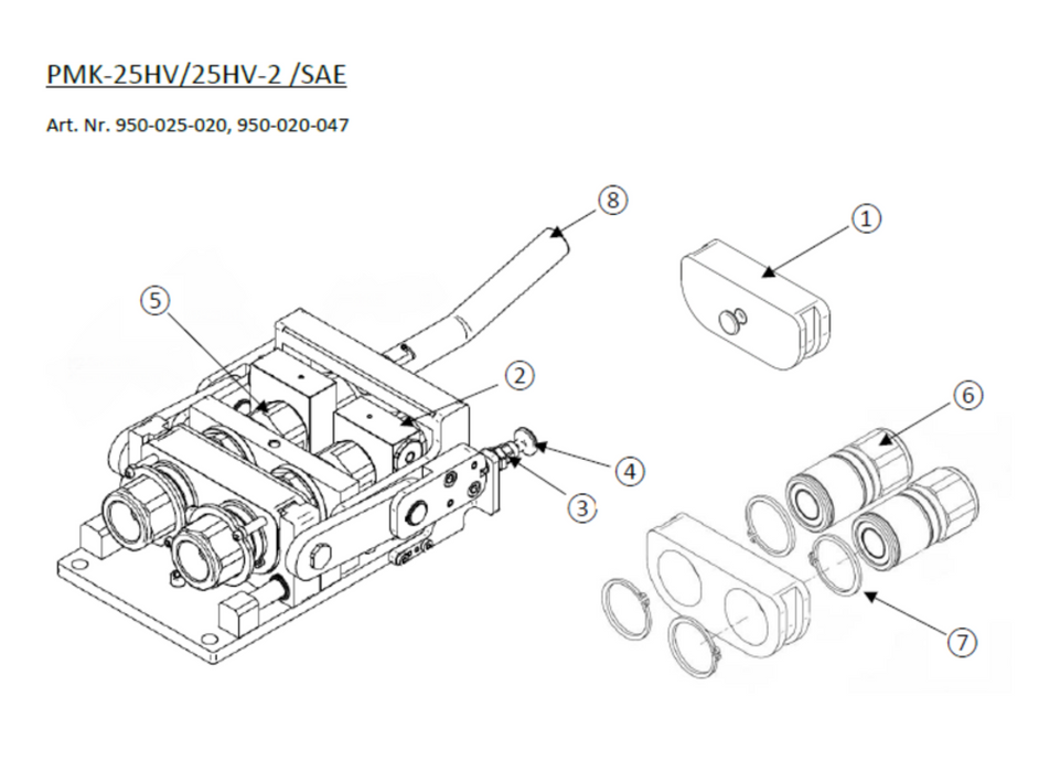 Taklock Ersatzteil Kupplungsstecker DN25