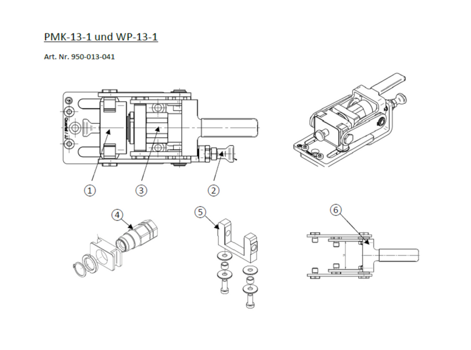 Taklock Ersatzteil Teilesatz Hebel für PMK-13-1