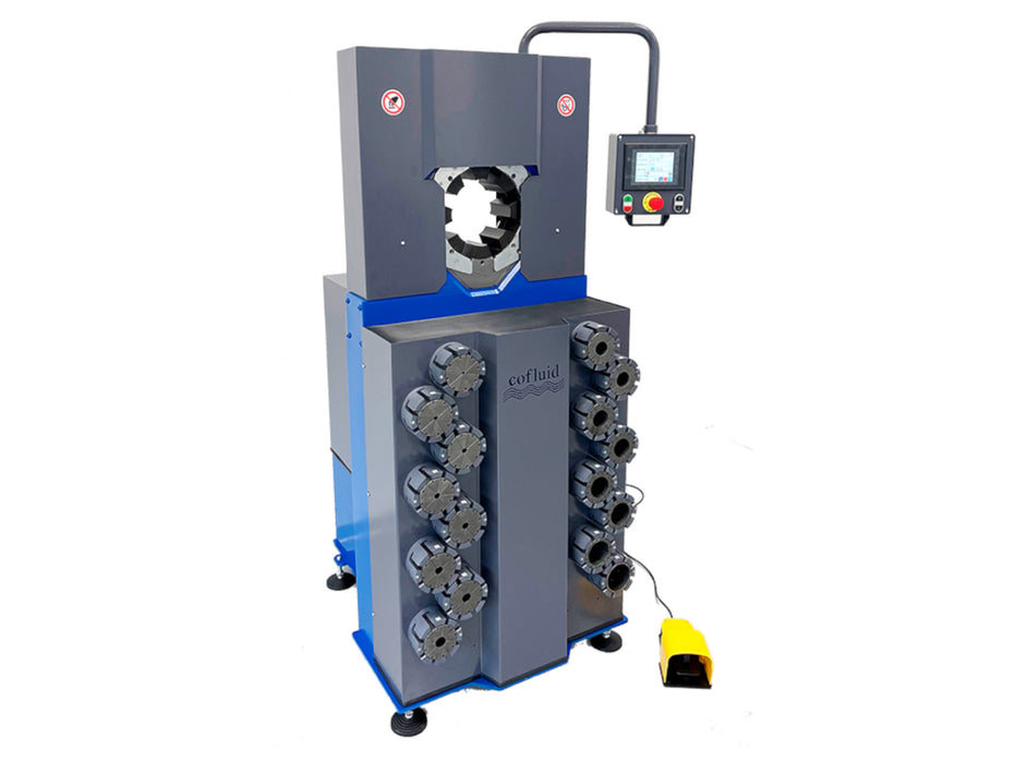 Cofluid Horizontale Presse F400ED, Ø max 8″ - 400 TON