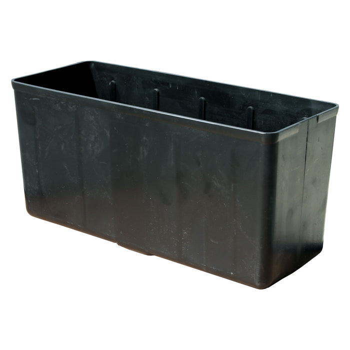 Wasserkasten 7 Liter Schwarz Bodenanschluß 3/4" IG
