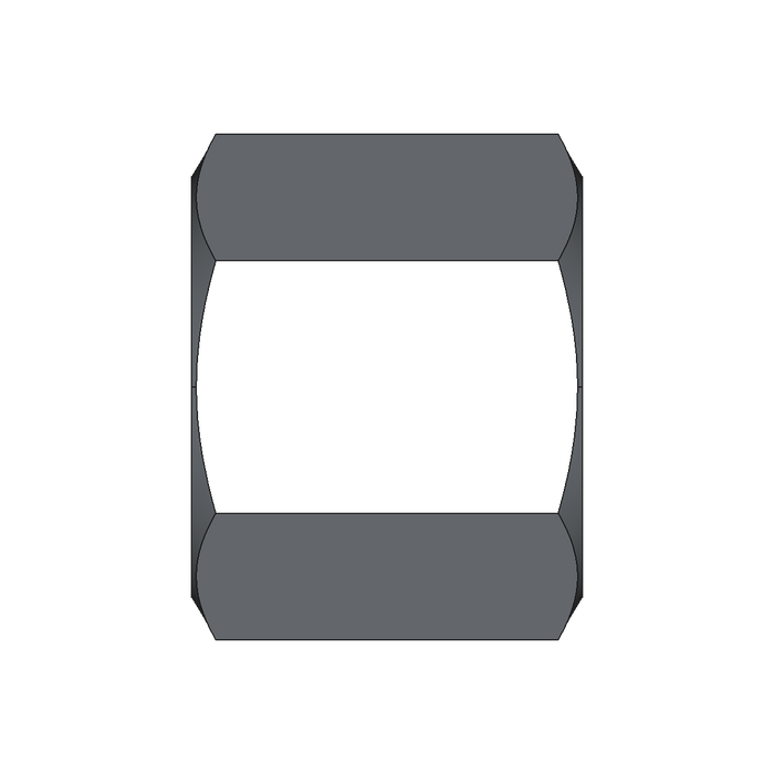 Überwurfmutter Überwurfmutter – M12x1 – 8 mm – LL - Sehr leicht – Stahl verzinkt