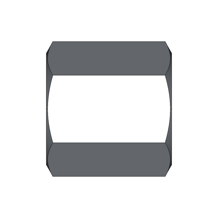 Überwurfmutter Überwurfmutter – M12x1,5 – 6 mm – L - Leicht – Stahl verzinkt