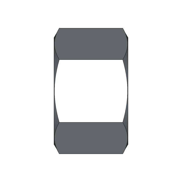 Überwurfmutter Überwurfmutter – M30x2 – 20 mm – S - Schwer – Stahl verzinkt