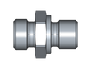 Gerader Einschraubstutzen GE – M14x1.5 – 8 mm – L – Leicht – Stahl verzinkt (Cr(VI)-frei) – GE8LRX