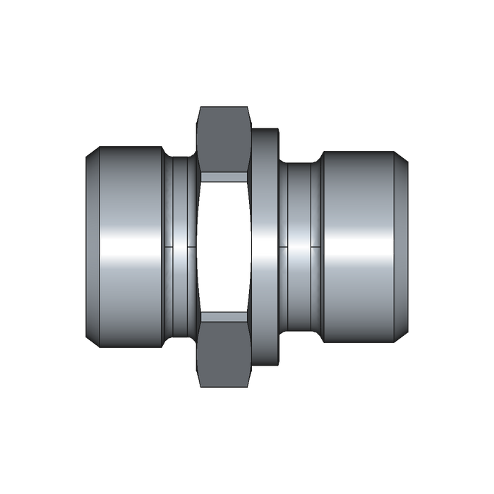 Einschraubstutzen GE-M-ED – 15 mm – L - Leicht – Stahl verzinkt (Cr(VI)-frei)