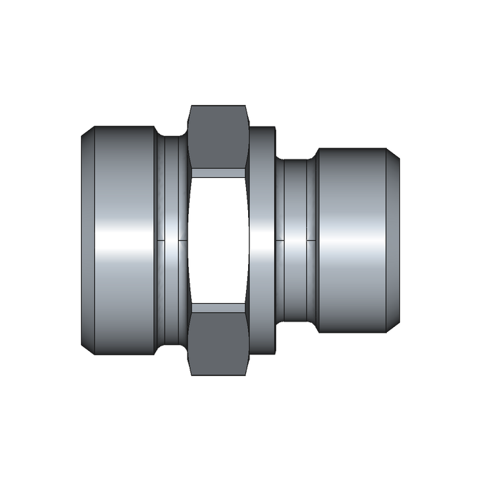 Einschraubstutzen GE-M-ED – 18 mm – L - Leicht – Stahl verzinkt (Cr(VI)-frei)