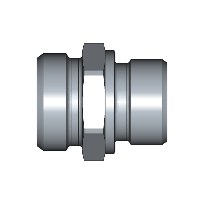 Einschraubstutzen GE-M-ED – 22 mm – L - Leicht – Stahl verzinkt (Cr(VI)-frei)