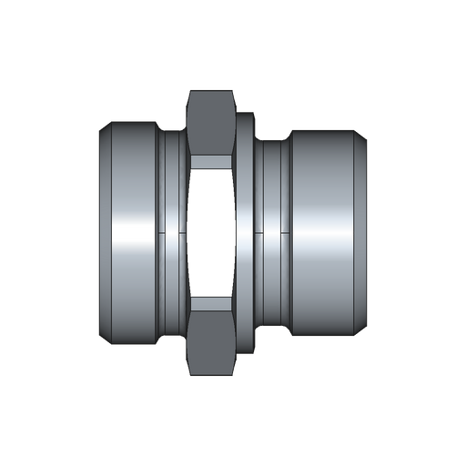 Gerader Einschraubstutzen GE – M36x2 – 28 mm – L – Leicht – Stahl verzinkt (Cr(VI)-frei) – GE28LRX