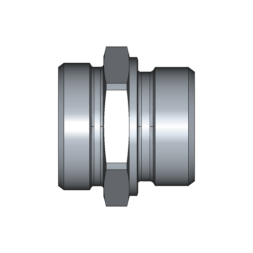 Gerader Einschraubstutzen GE – M45x2 – 35 mm – L – Leicht – Stahl verzinkt (Cr(VI)-frei) – GE35LRX