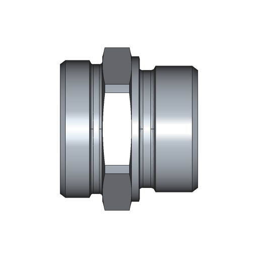 Gerader Einschraubstutzen GE – M52x2 – 42 mm – L – Leicht – Stahl verzinkt (Cr(VI)-frei) – GE42LRX