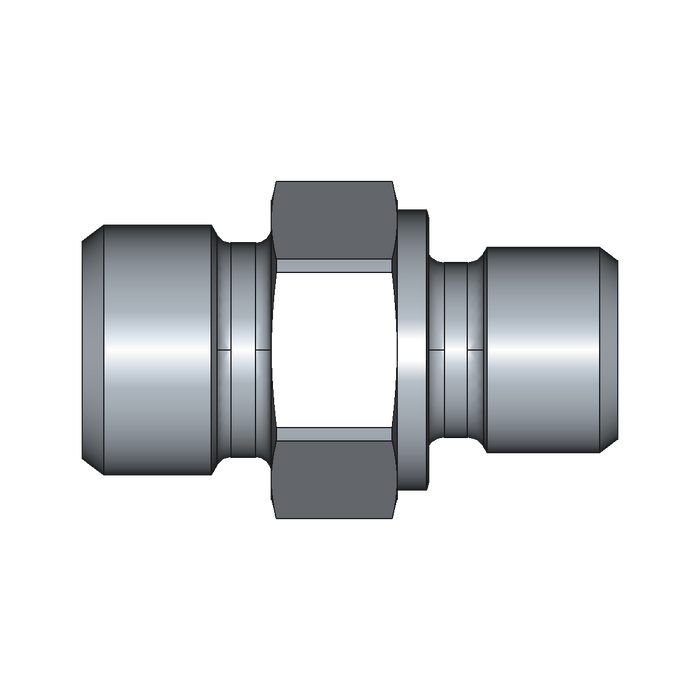 Gerader Einschraubstutzen GE – M16x1.5 – 8 mm – S – Schwer – Stahl verzinkt (Cr(VI)-frei) – GE8SRX