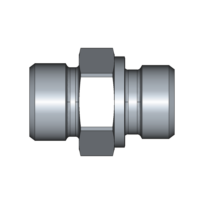 Gerader Einschraubstutzen GE – G1/2A – 14 mm – S – Schwer – Stahl verzinkt (Cr(VI)-frei) – GE14SROMD