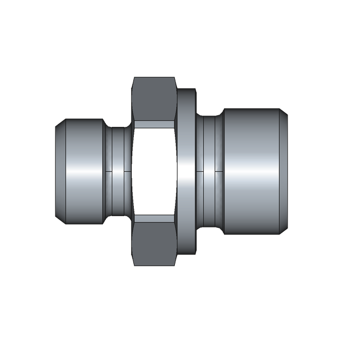 Einschraubstutzen GE-M-ED – 8 mm – L - Leicht – Stahl verzinkt (Cr(VI)-frei)