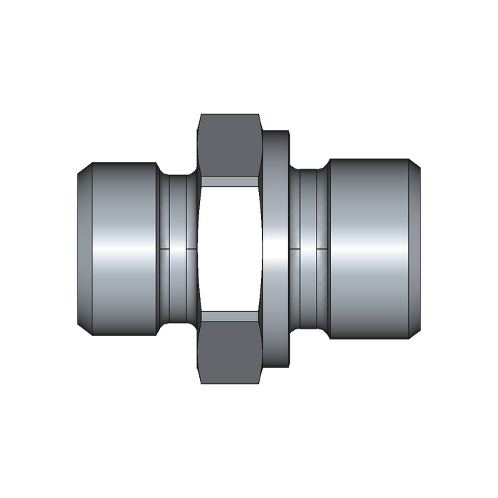 Gerader Einschraubstutzen GE – M16x1.5 – 10 mm – L – Leicht – Stahl verzinkt (Cr(VI)-frei) – GE10LR3/8X