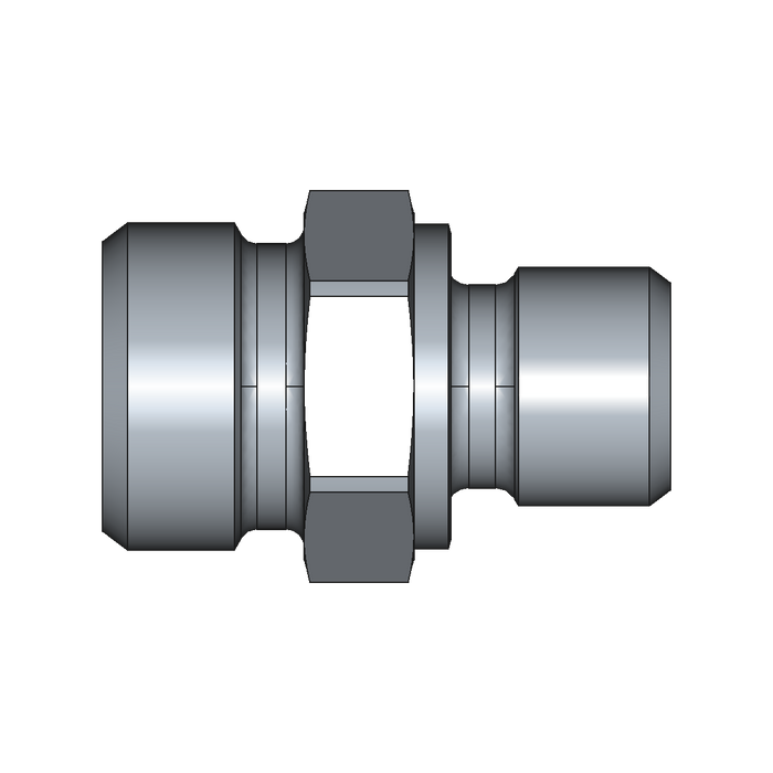 Einschraubstutzen GE-M-ED – 12 mm – L - Leicht – Stahl verzinkt (Cr(VI)-frei)