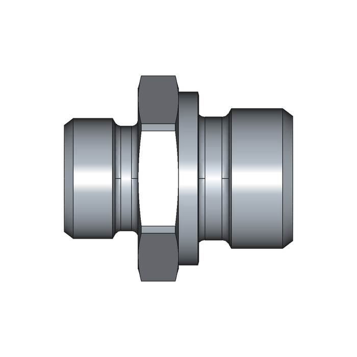 Einschraubstutzen GE-M-ED – 12 mm – L - Leicht – Stahl verzinkt (Cr(VI)-frei)