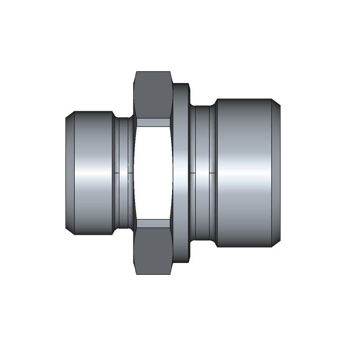 Einschraubstutzen GE-M-ED – 15 mm – L - Leicht – Stahl verzinkt (Cr(VI)-frei)