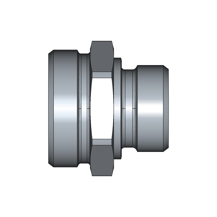 Einschraubstutzen GE-M-ED – 35 mm – L - Leicht – Stahl verzinkt (Cr(VI)-frei)