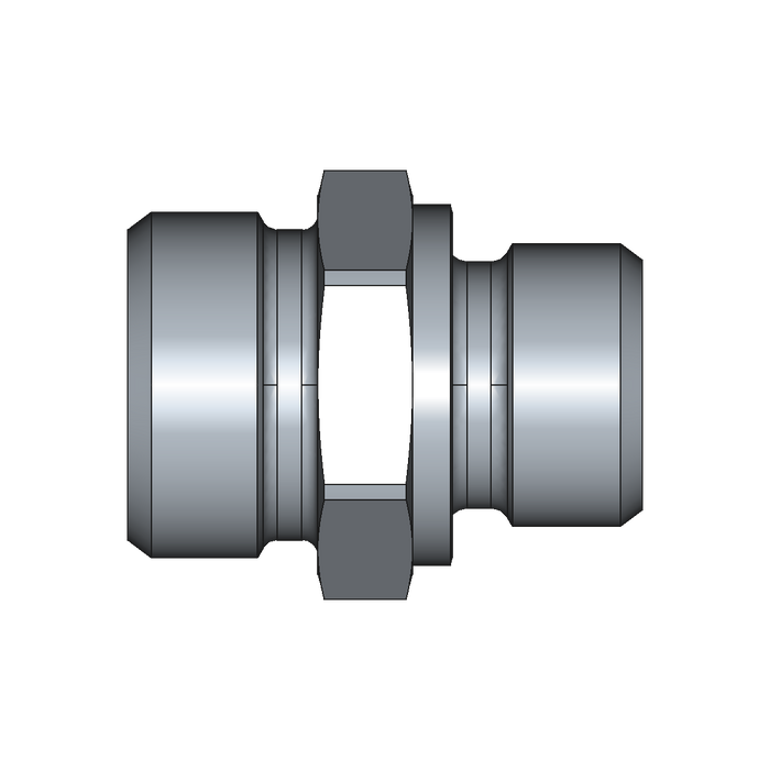Einschraubstutzen GE-M-ED – 15 mm – L - Leicht – Stahl verzinkt (Cr(VI)-frei)