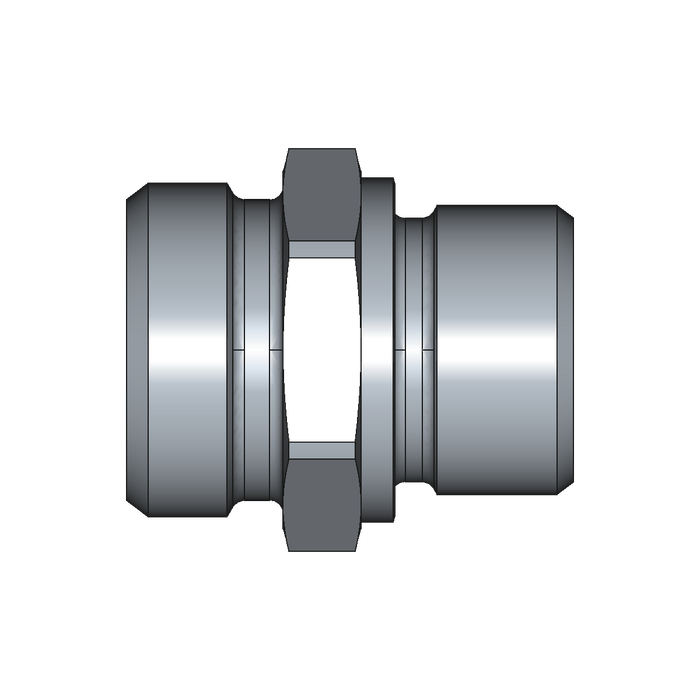 Einschraubstutzen GE-M-ED – 22 mm – L - Leicht – Stahl verzinkt (Cr(VI)-frei)
