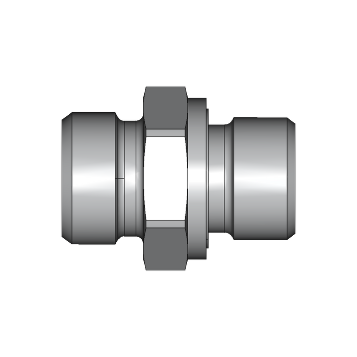 Einschraubstutzen GE-M-ED – 12 mm – L - Leicht – Stahl verzinkt (Cr(VI)-frei)