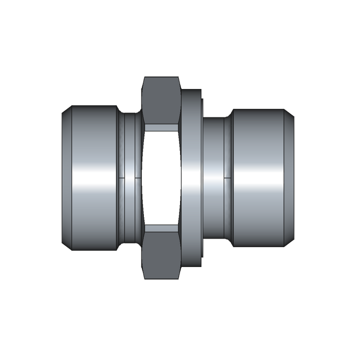 Einschraubstutzen GE-M-ED – 15 mm – L - Leicht – Stahl verzinkt (Cr(VI)-frei)