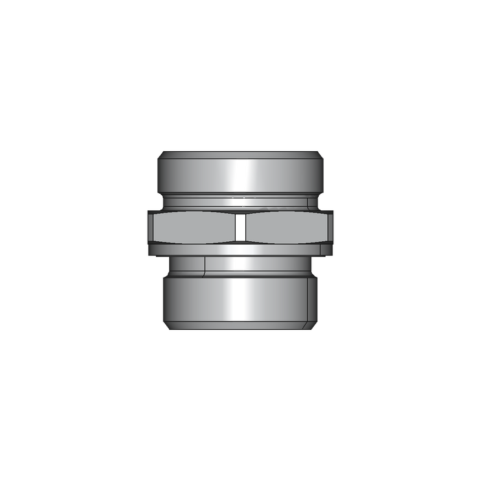 Einschraubstutzen GE-M-ED – 35 mm – L - Leicht – Stahl verzinkt (Cr(VI)-frei)