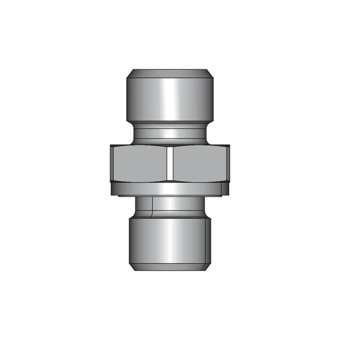 Einschraubstutzen GE-M-ED – 6 mm – S - Schwer – Stahl verzinkt (Cr(VI)-frei)