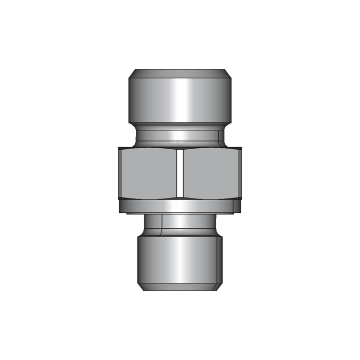 Einschraubstutzen GE-M-ED – 8 mm – S - Schwer – Stahl verzinkt (Cr(VI)-frei)