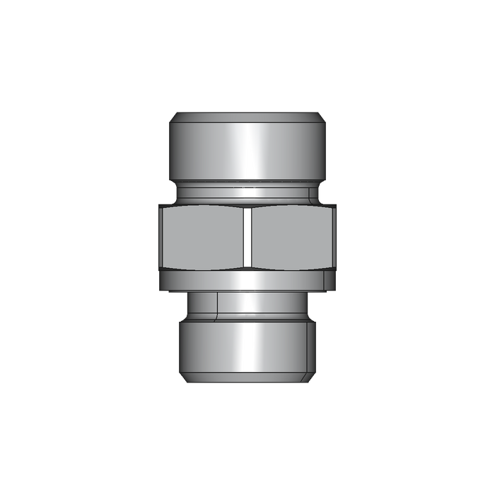 Einschraubstutzen GE-M-ED – 16 mm – S - Schwer – Stahl verzinkt (Cr(VI)-frei)