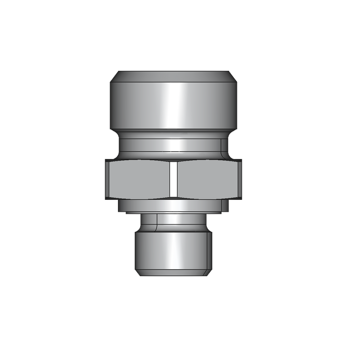 Einschraubstutzen GE-M-ED – 10 mm – L - Leicht – Stahl verzinkt (Cr(VI)-frei)