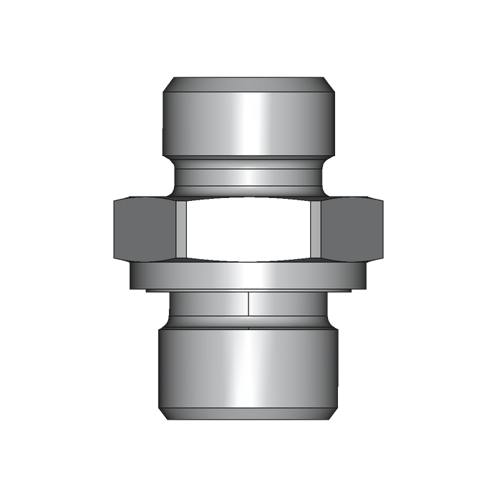 Einschraubstutzen GE-M-ED – 10 mm – L - Leicht – Stahl verzinkt (Cr(VI)-frei)