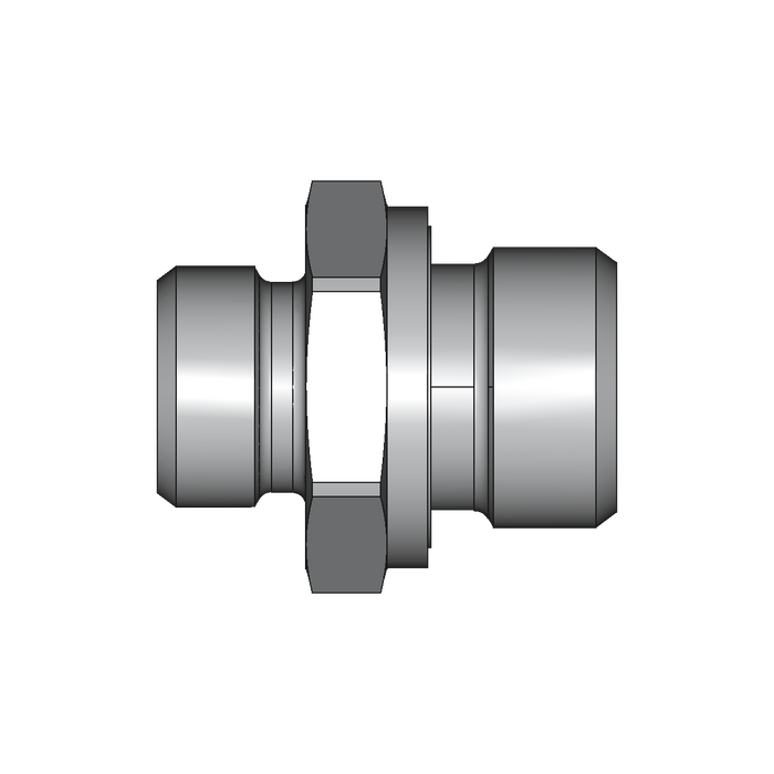 Einschraubstutzen GE-M-ED – 12 mm – L - Leicht – Stahl verzinkt (Cr(VI)-frei)