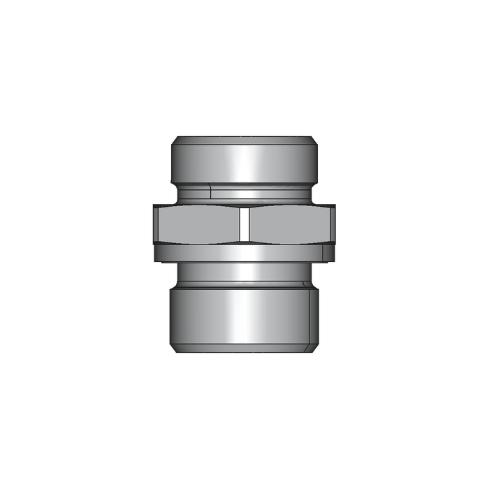 Einschraubstutzen GE-M-ED – 18 mm – L - Leicht – Stahl verzinkt (Cr(VI)-frei)