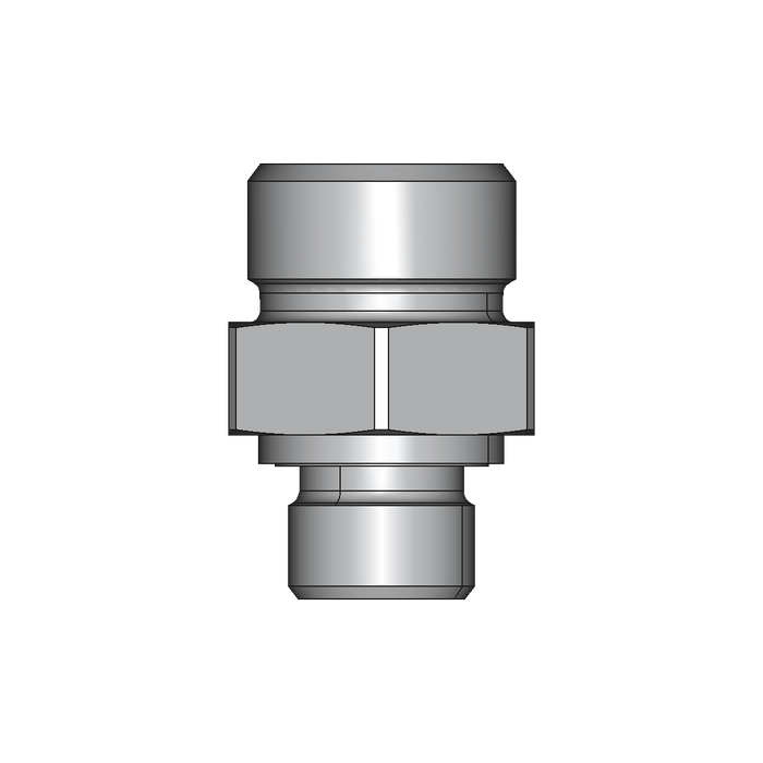 Einschraubstutzen GE-M-ED – 16 mm – S - Schwer – Stahl verzinkt (Cr(VI)-frei)