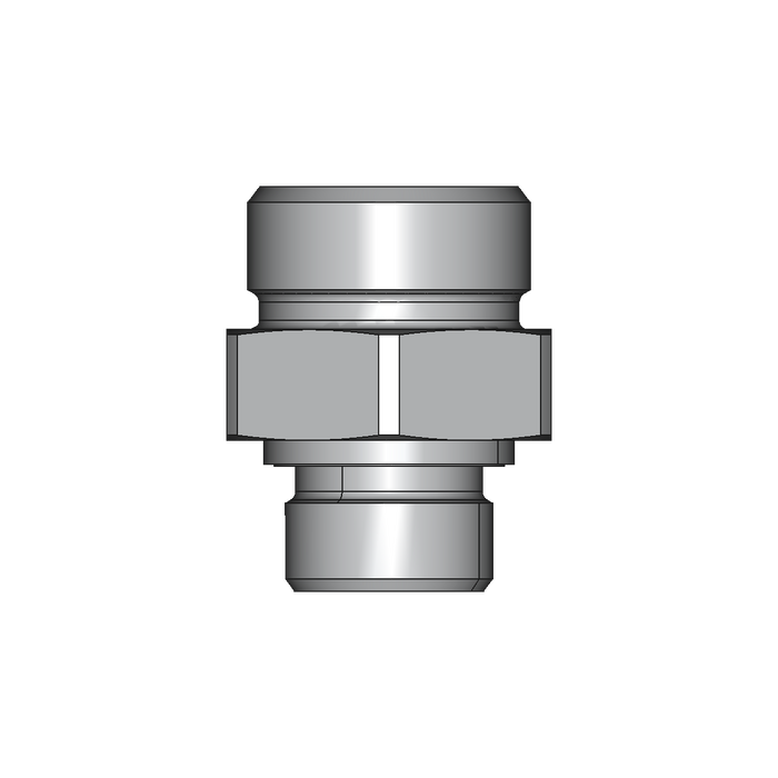 Einschraubstutzen GE-M-ED – 25 mm – S - Schwer – Stahl verzinkt (Cr(VI)-frei)