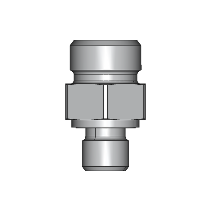 Einschraubstutzen GE-M-ED – 12 mm – S - Schwer – Stahl verzinkt (Cr(VI)-frei)