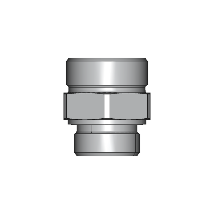 Einschraubstutzen GE-M-ED – 38 mm – S - Schwer – Stahl verzinkt (Cr(VI)-frei)