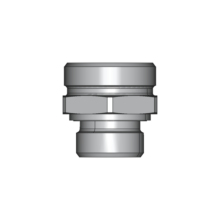 Einschraubstutzen GE-M-ED – 35 mm – L - Leicht – Stahl verzinkt (Cr(VI)-frei)