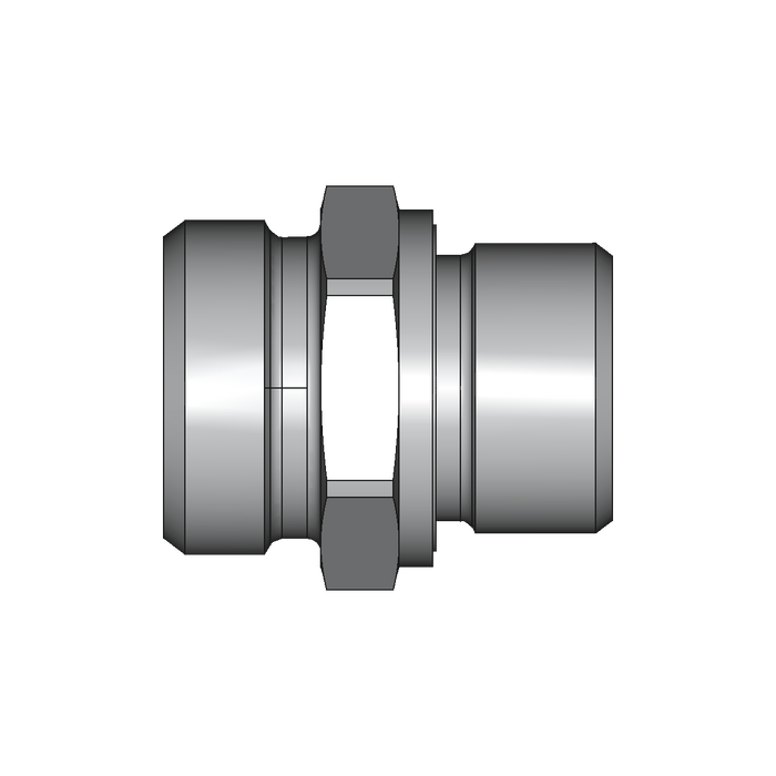 Einschraubstutzen GE-M-ED – 22 mm – L - Leicht – Stahl verzinkt (Cr(VI)-frei)