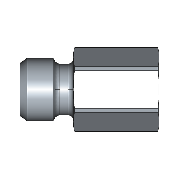 Aufschraubstutzen GAI-R – M10x1 – 6 mm – L - Leicht – Stahl verzinkt (Cr(VI)-frei)