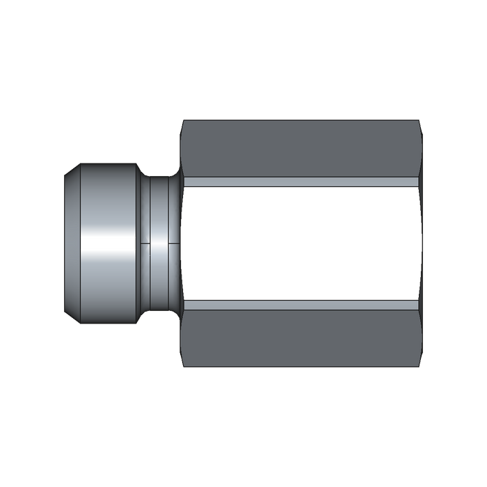 Aufschraubstutzen GAI-R – M12x1,5 – 8 mm – L - Leicht – Stahl verzinkt (Cr(VI)-frei)